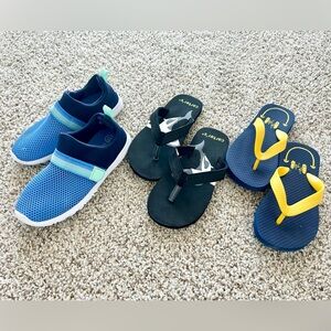 Toddler Size12 Water shoes & Flipflop size 11&12